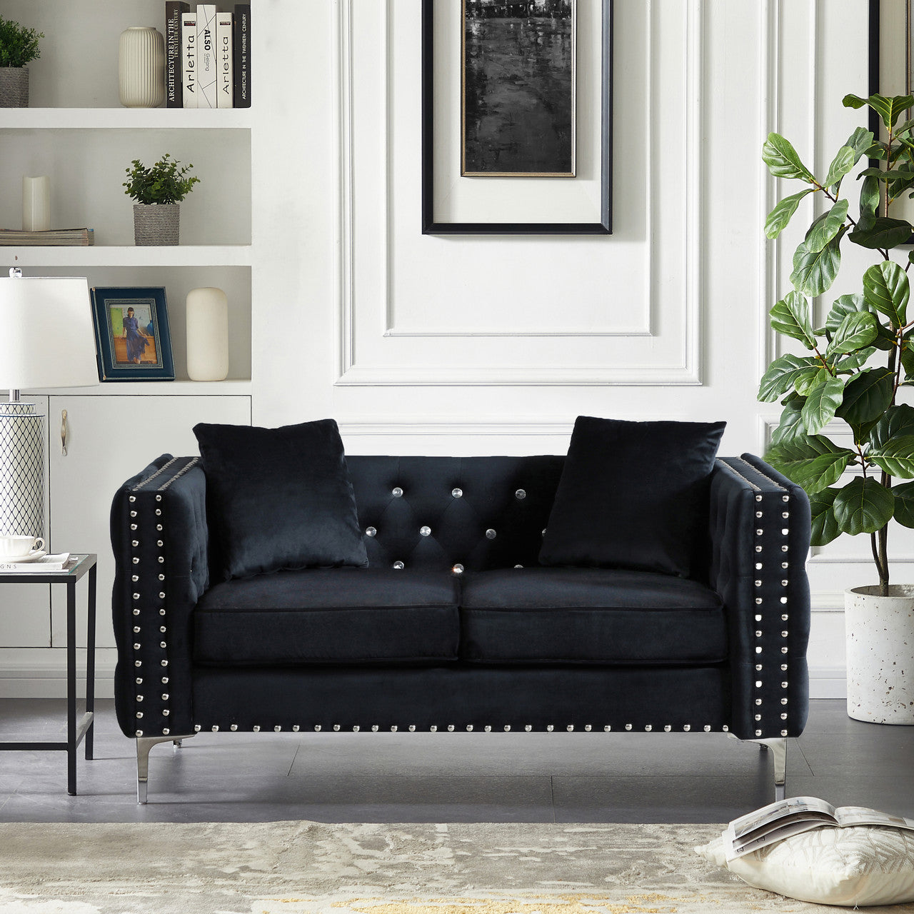 Velvet Loveseat Sofa