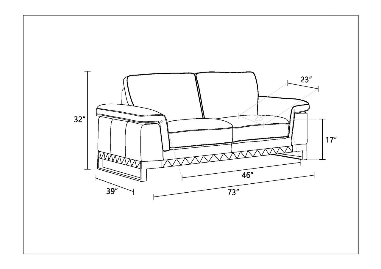 Luxe Italia Loveseat