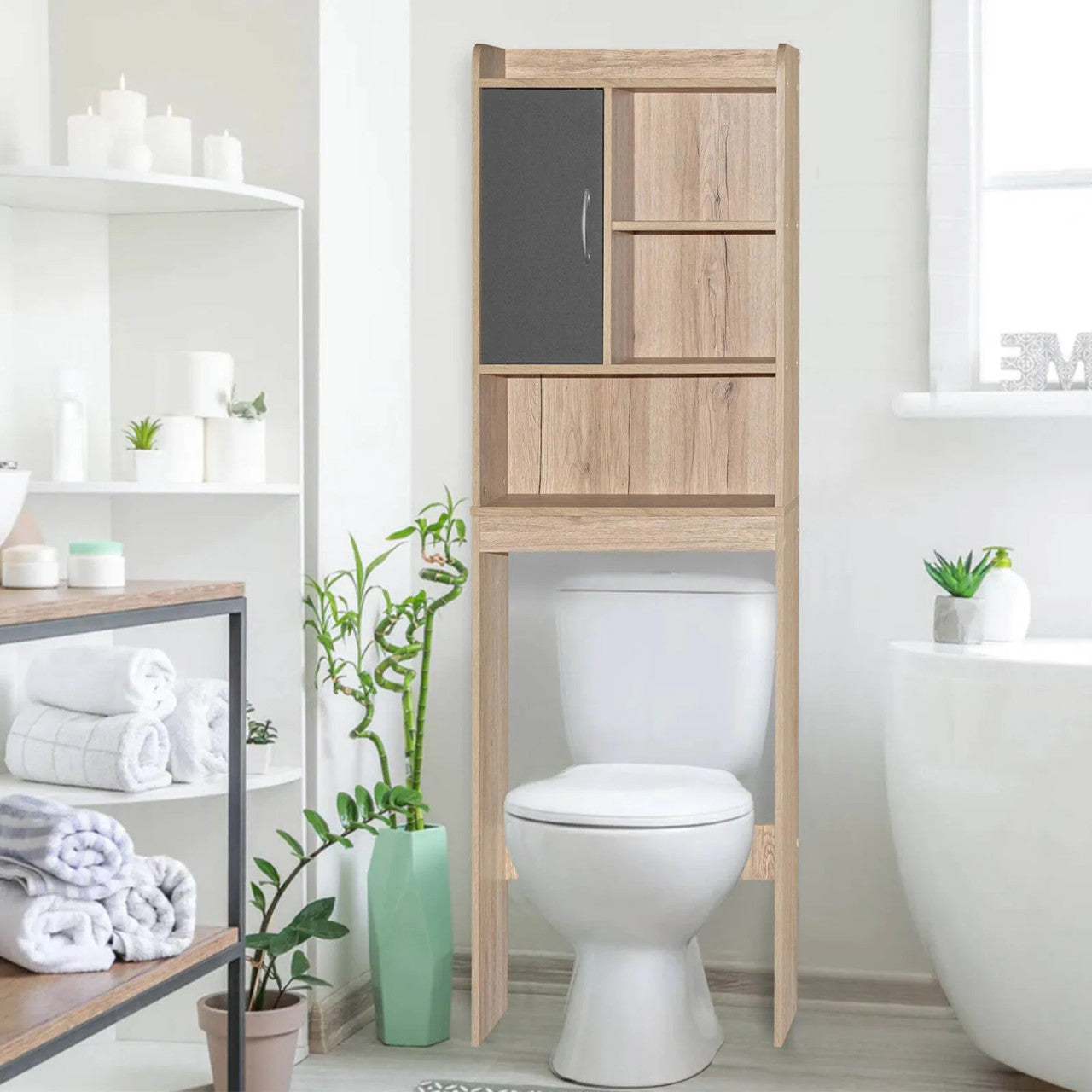 Go Green Woods Ace Over the Toilet Storage Cabinet
