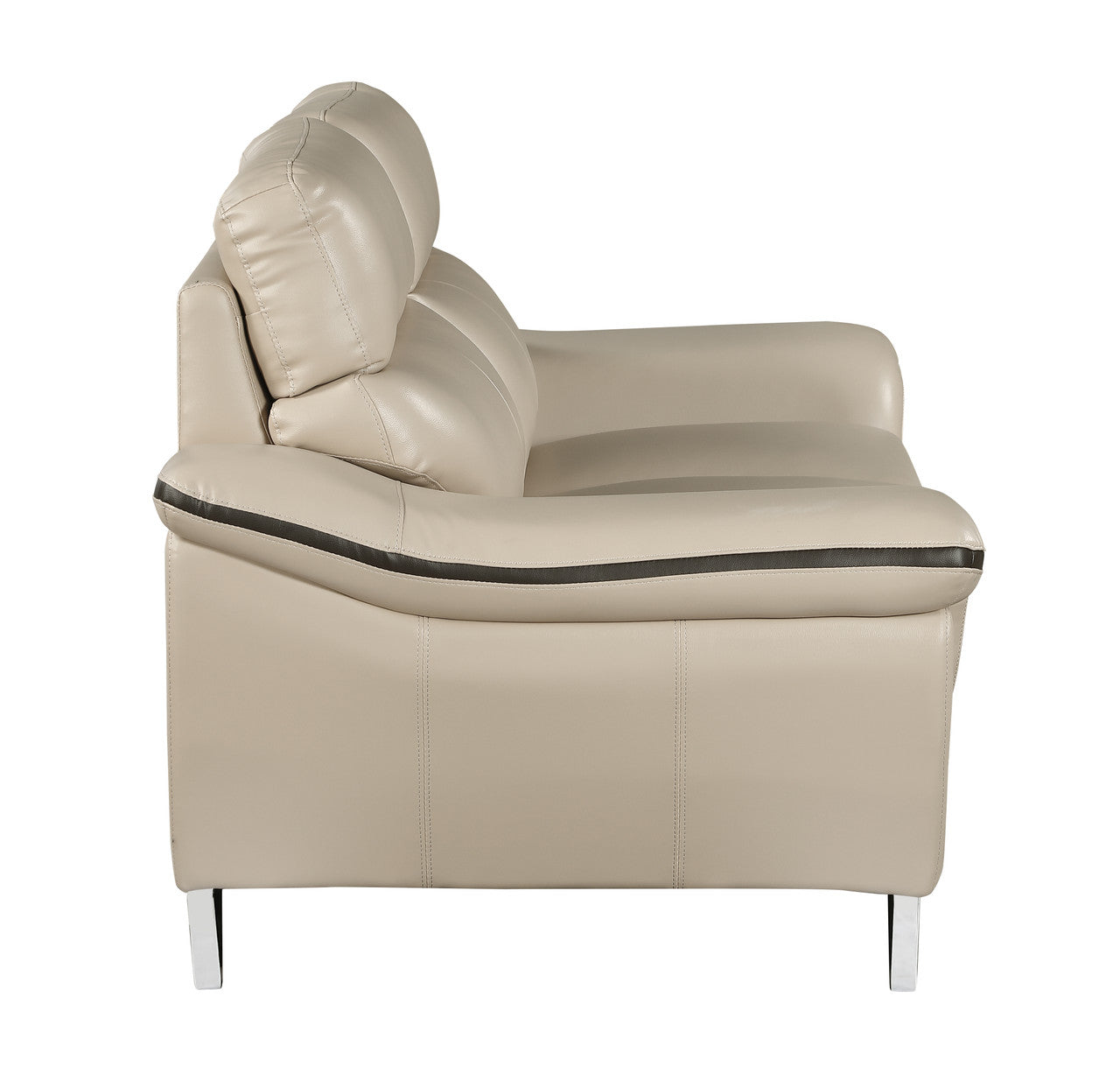 Enchantia Genuine Leather Loveseat