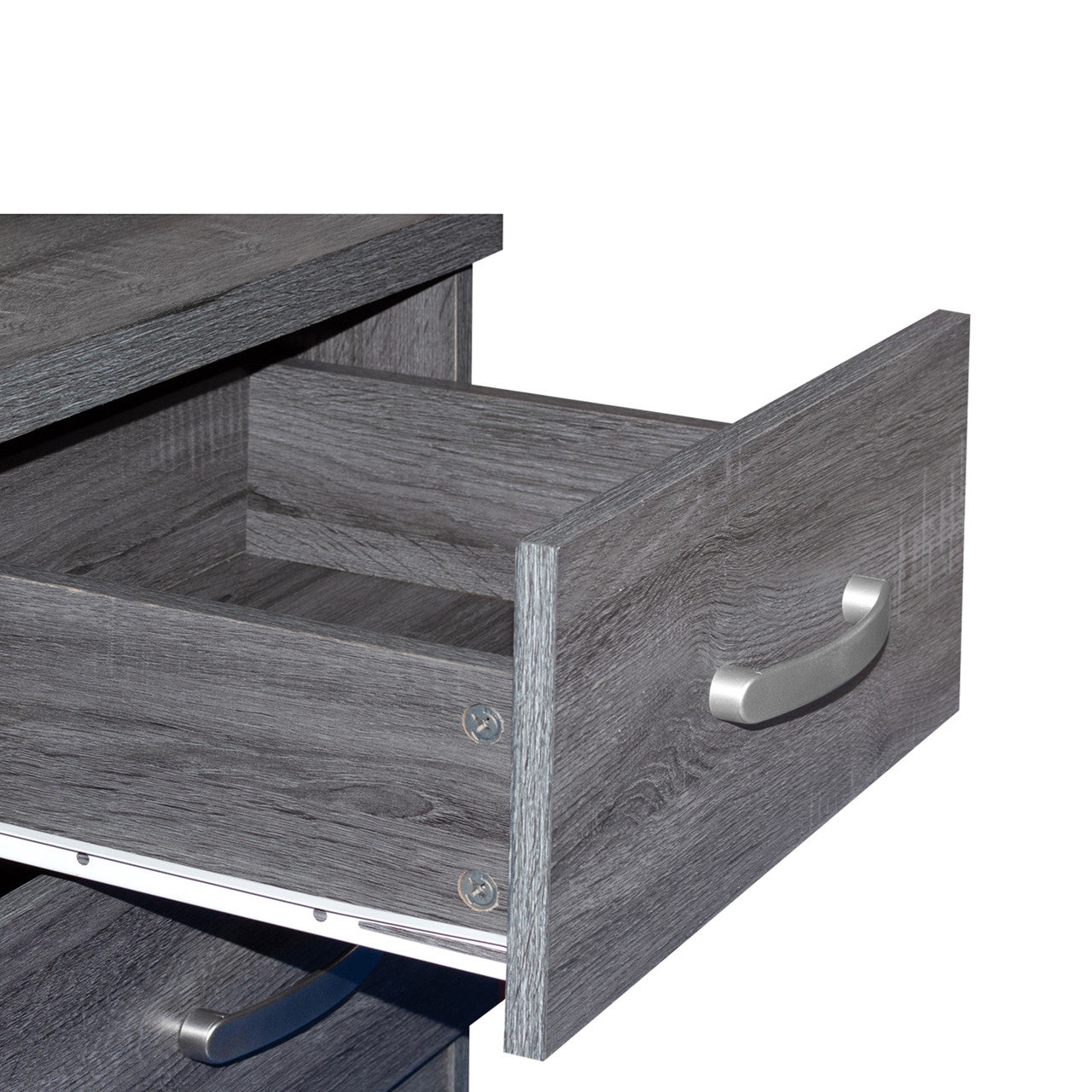 Go Green Woods Cindy Faux Wood 2 Drawer Nightstand