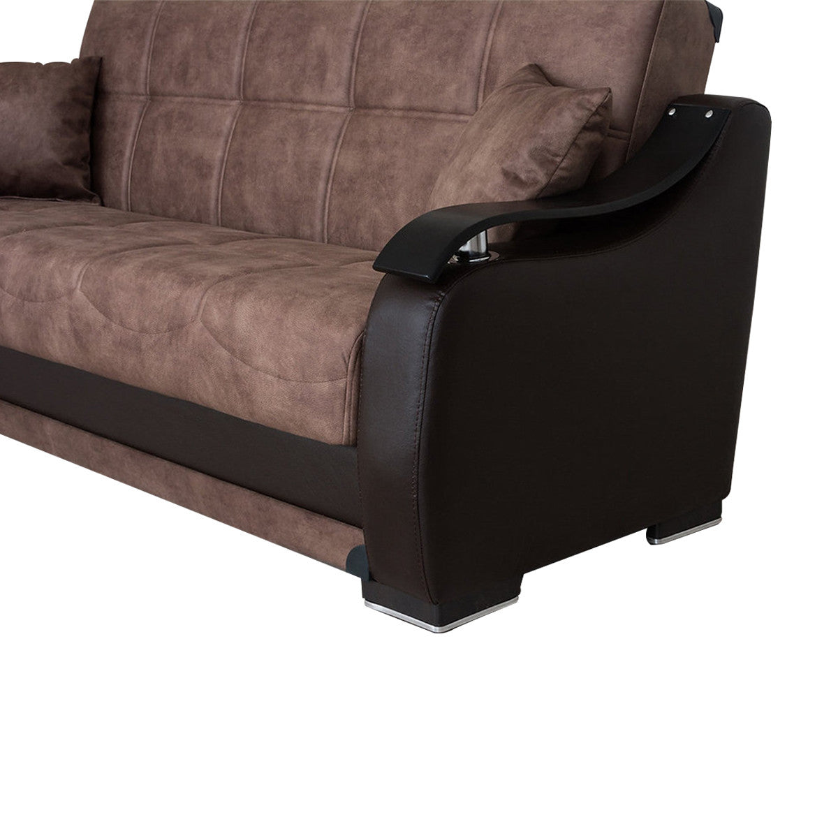 Zambak Brown Loveseat w-Storage