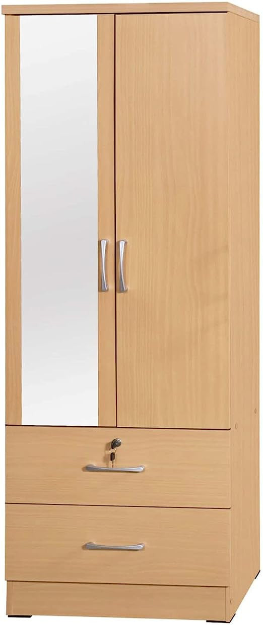 Go Green Woods Grace Armoire Wardrobe with Mirror & Drawers