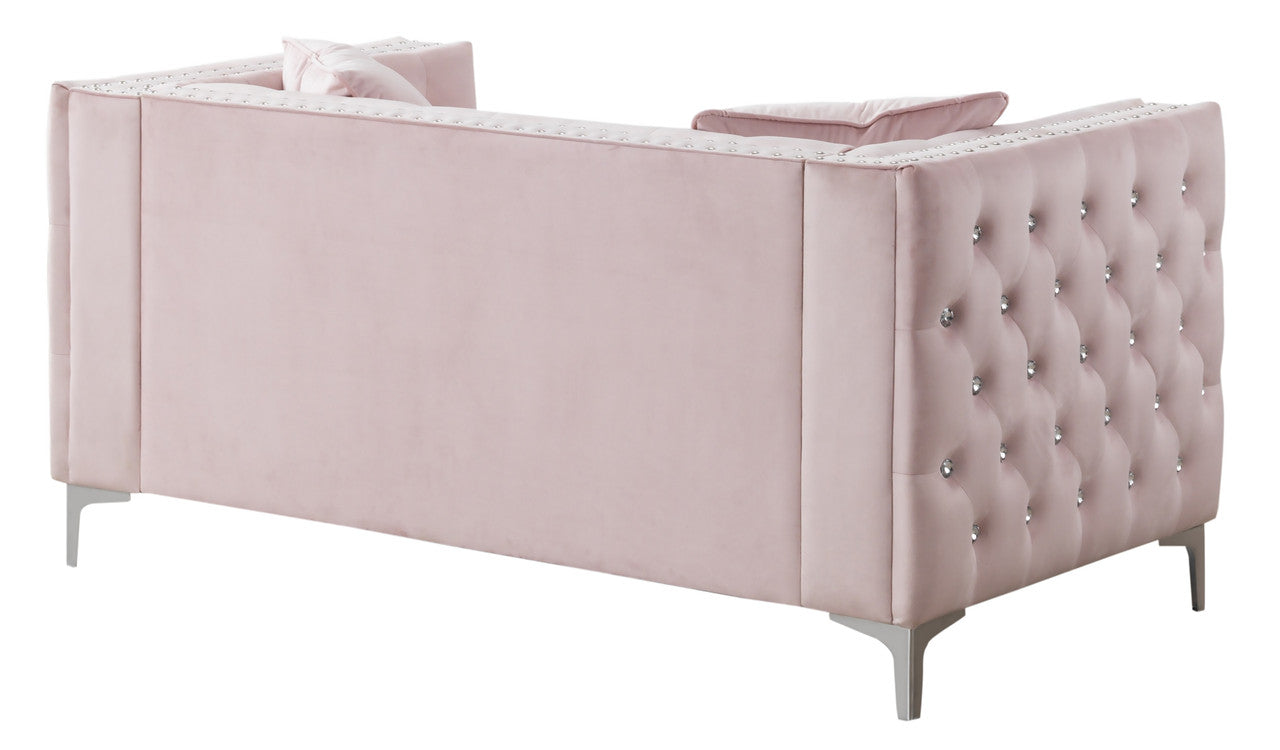 Pretty in Pink Loveseat -Pink