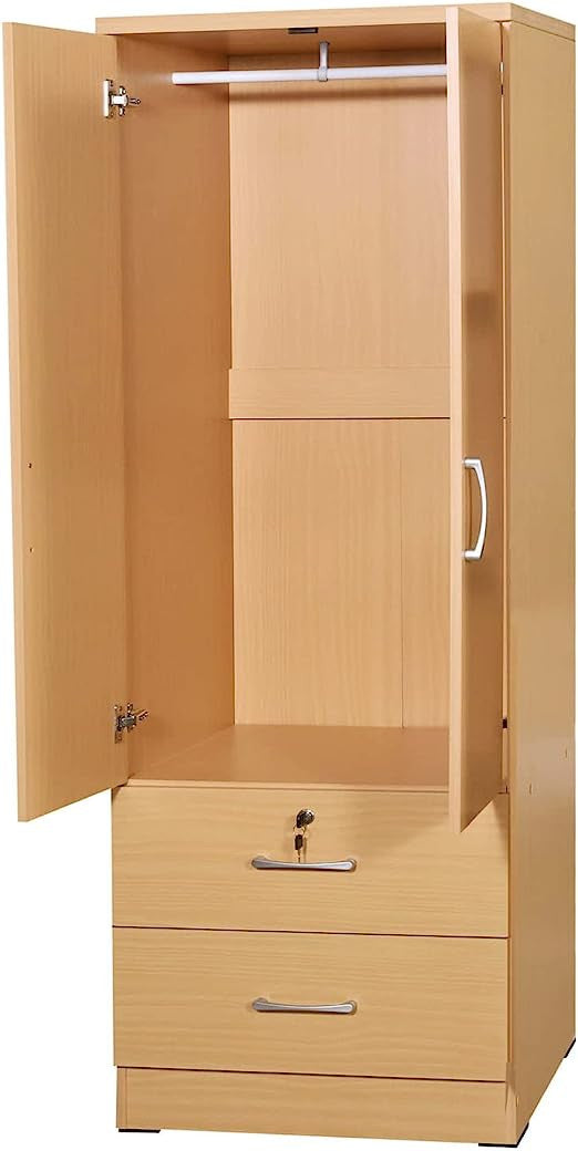 Go Green Woods Grace Armoire Wardrobe with Mirror & Drawers