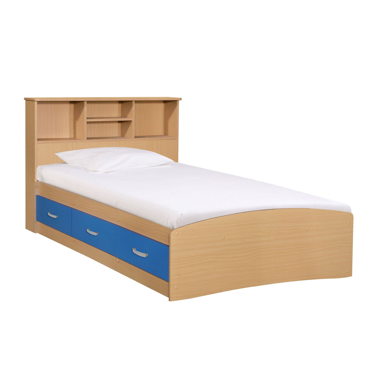 Go Green Woods California Wooden Twin Captains Bed