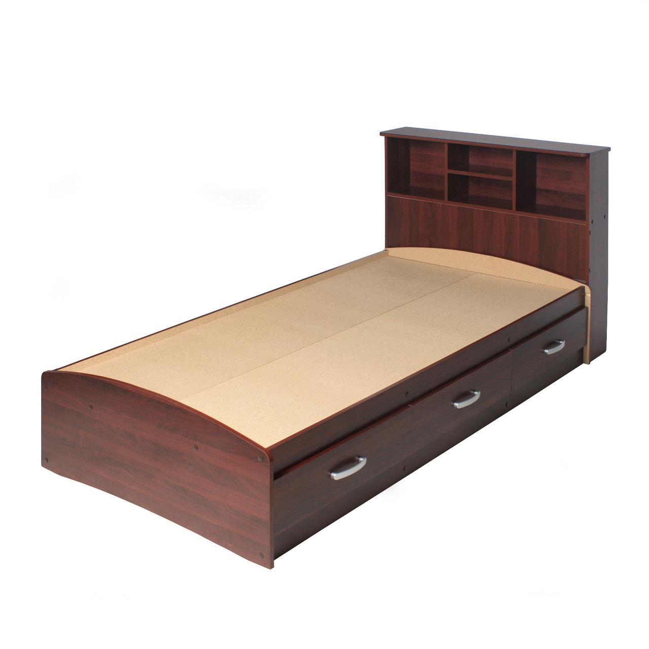 Go Green Woods California Wooden Twin Captains Bed