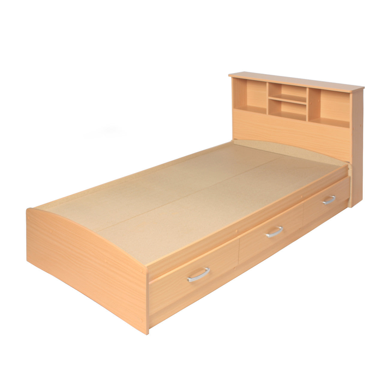 Go Green Woods California Wooden Queen Captains Bed