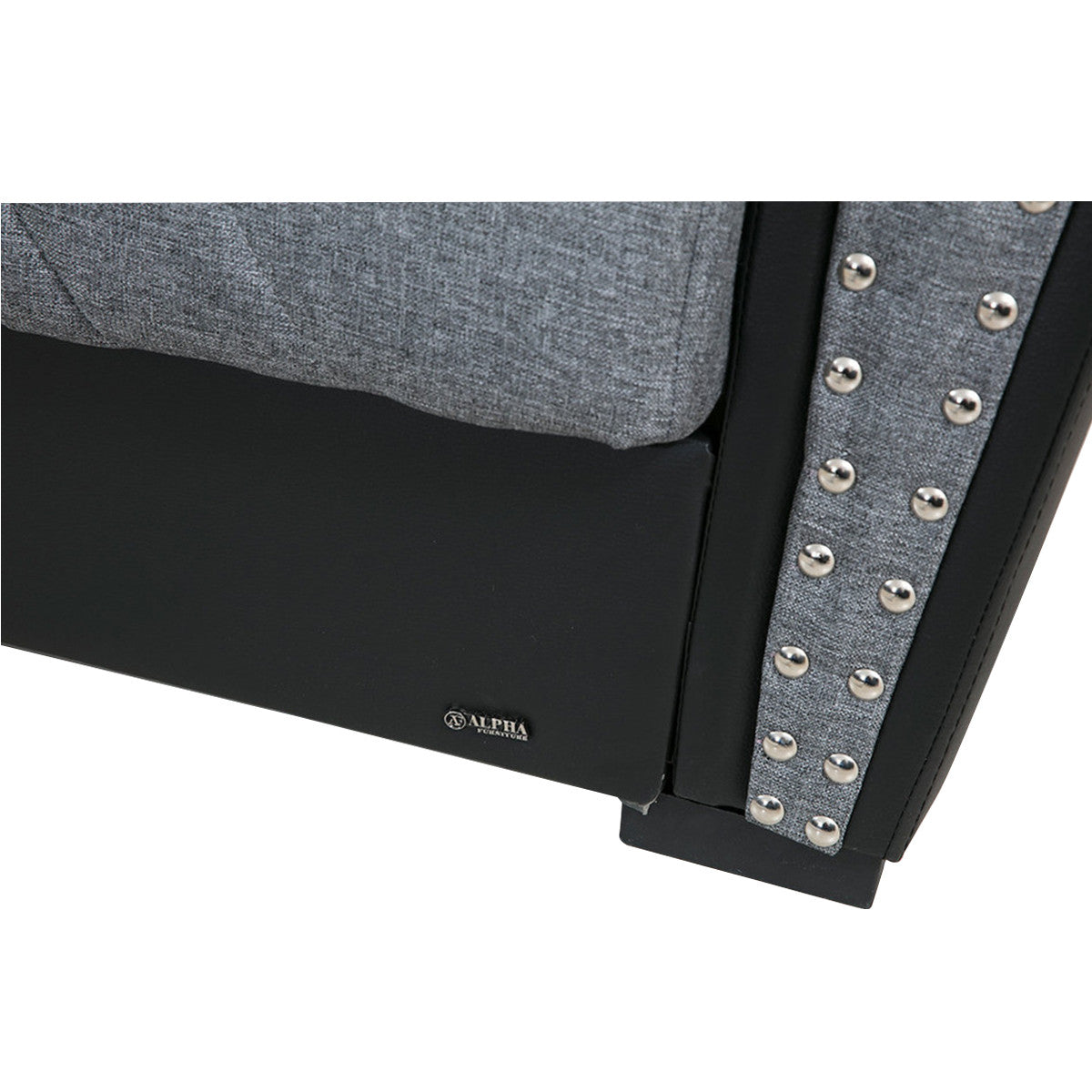 Salinas Gray Fabric Sofa Bed