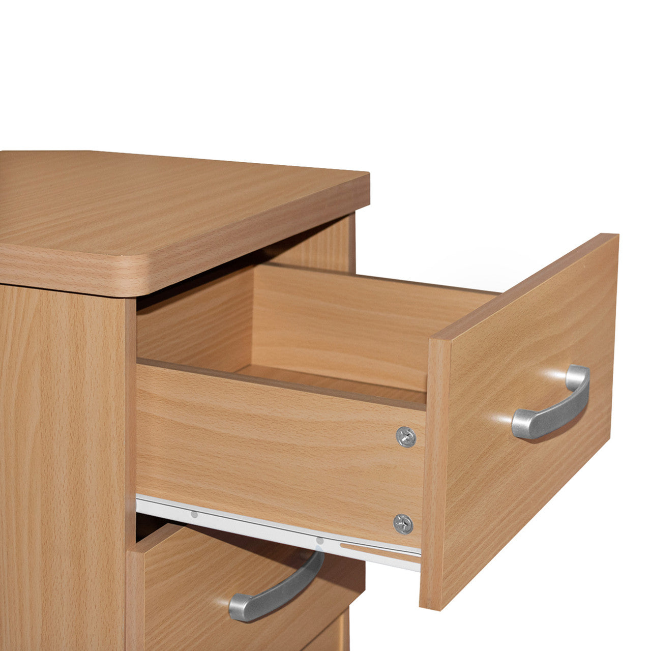 Go Green Woods Cindy Faux Wood 2 Drawer Nightstand