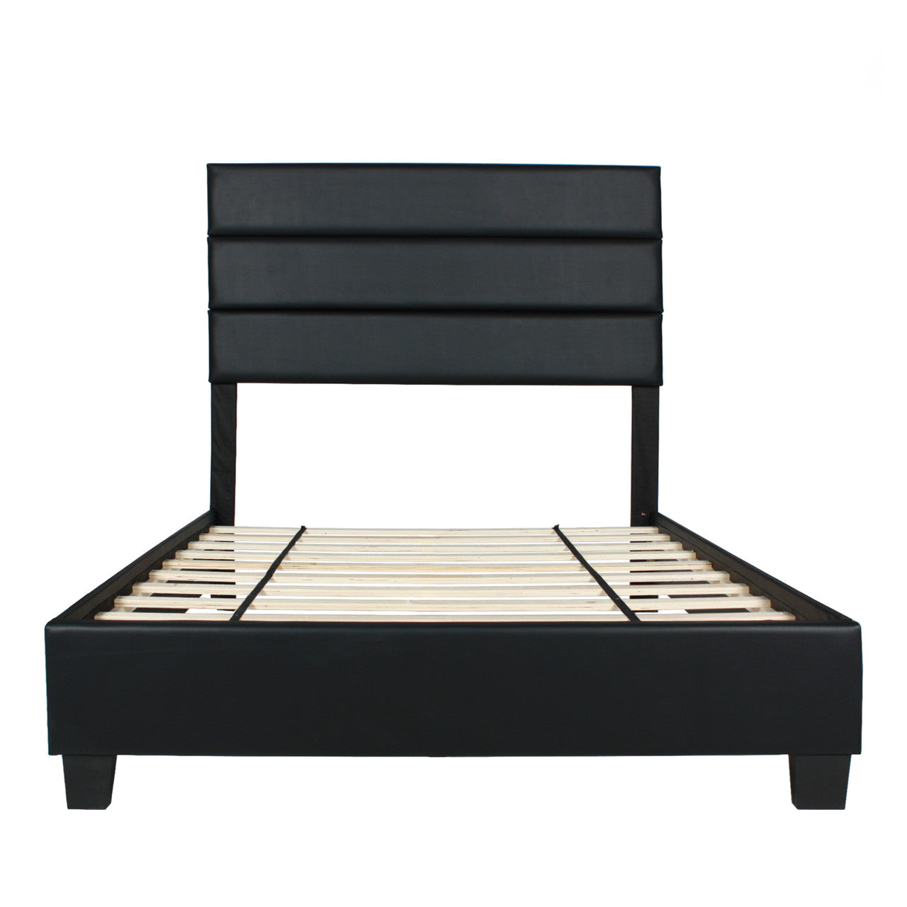 Go Green Woods Napoli Faux Leather Upholstered Platform Bed Twin
