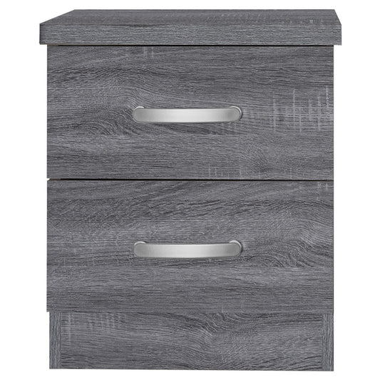 Go Green Woods Cindy Faux Wood 2 Drawer Nightstand