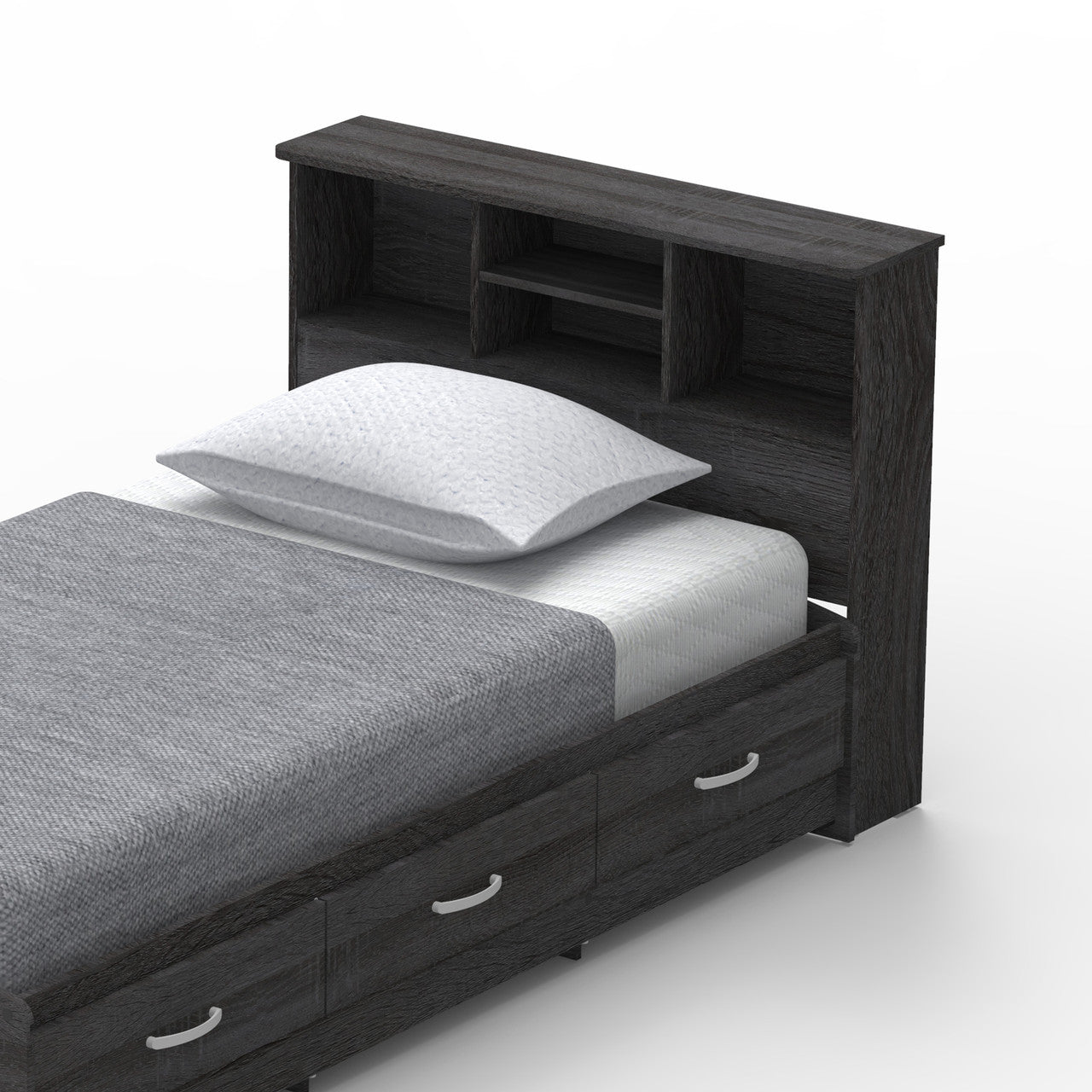 Go Green Woods California Wooden Twin Captains Bed
