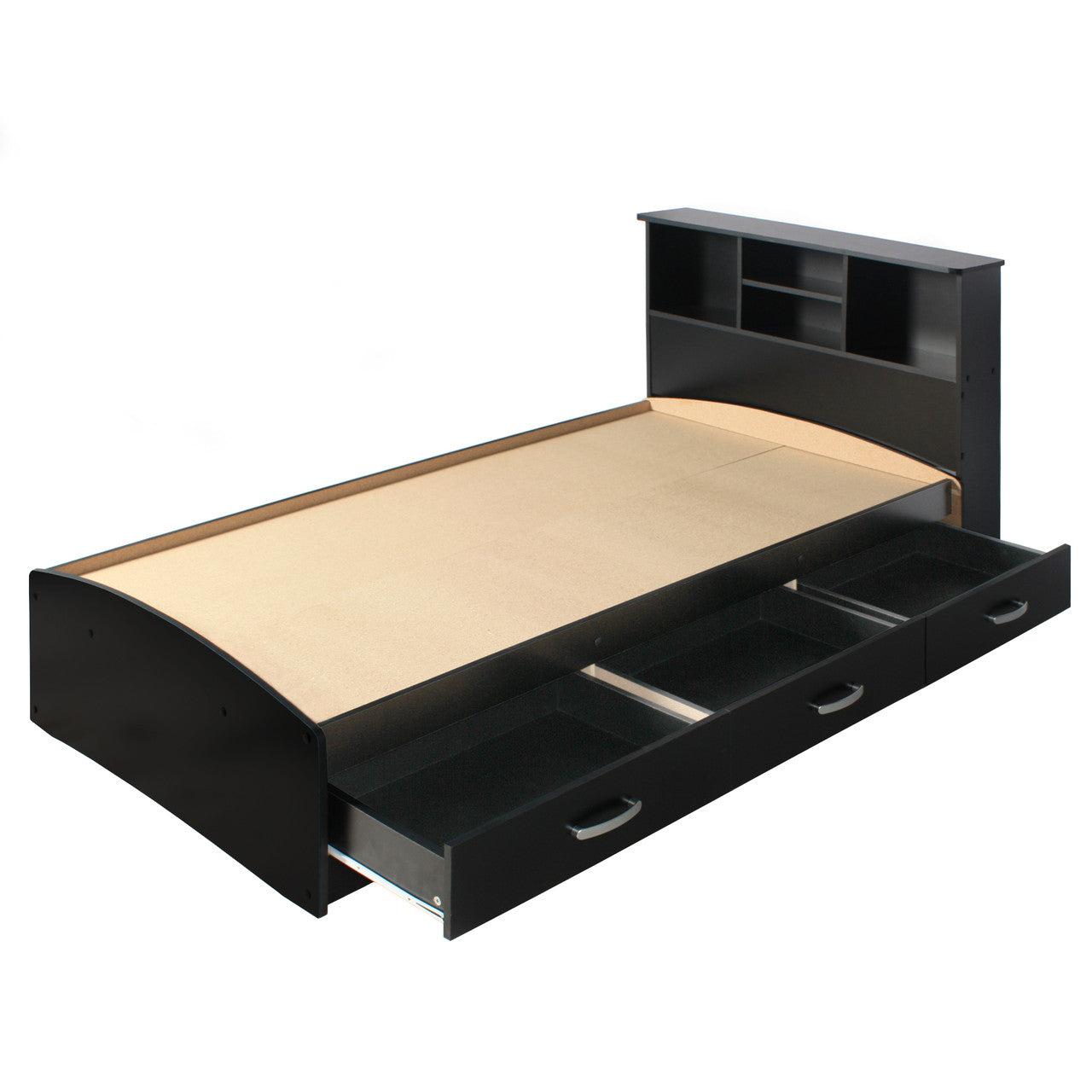 Go Green Woods California Wooden Twin Captains Bed