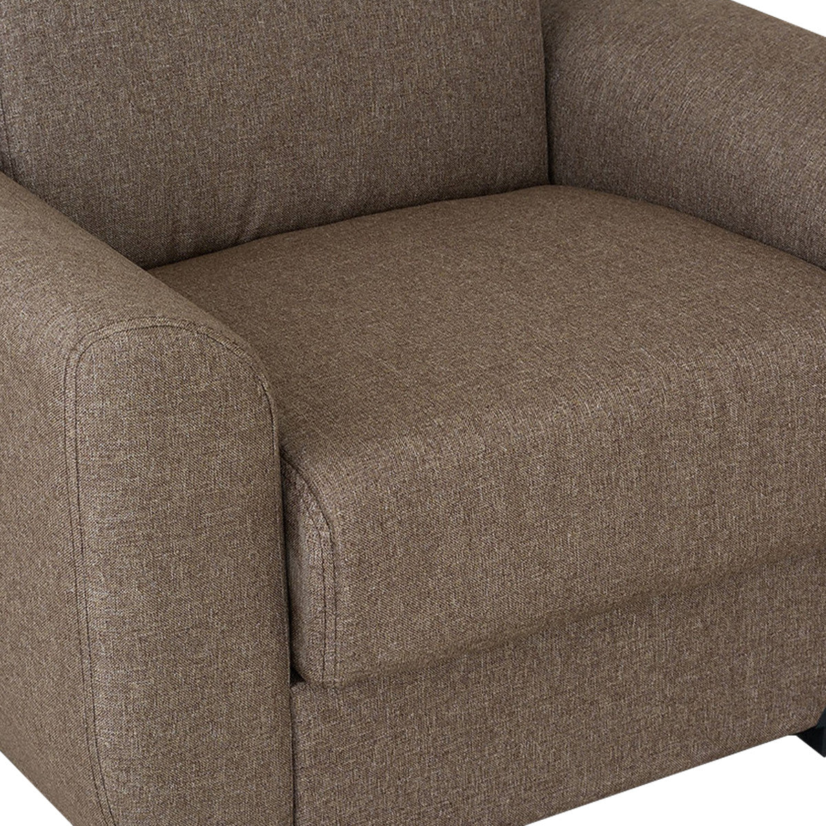 Fatima Light Brown Fabric Chair