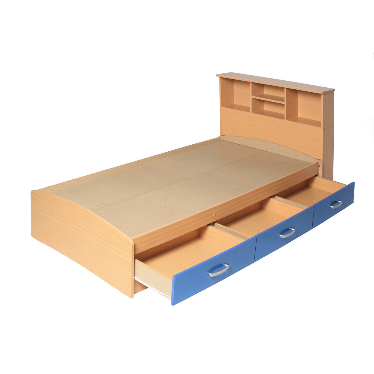 Go Green Woods California Wooden Twin Captains Bed