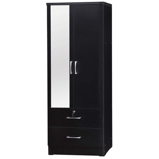 Go Green Woods Grace Armoire Wardrobe with Mirror & Drawers