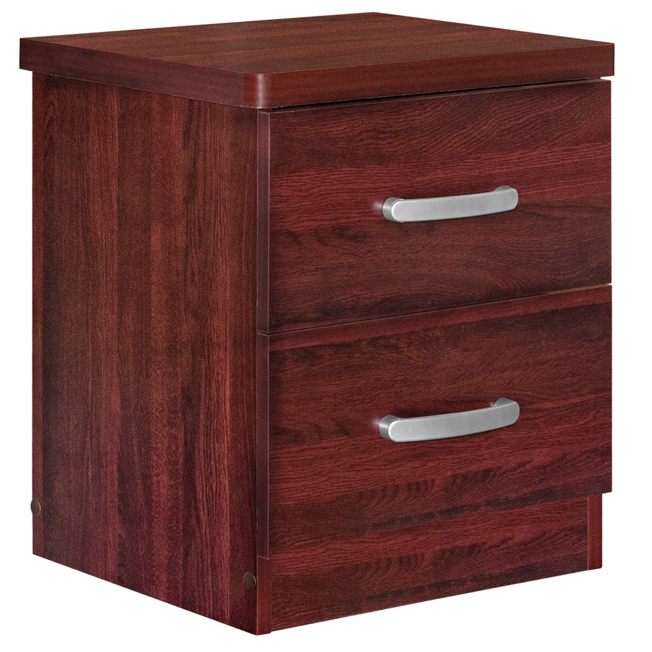 Go Green Woods Cindy Faux Wood 2 Drawer Nightstand