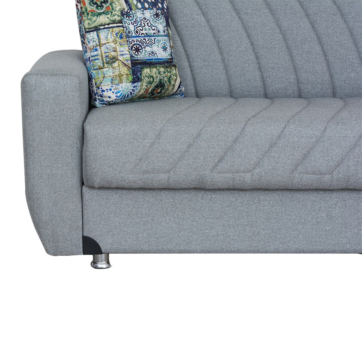 Sonya Gray Fabric Loveseat