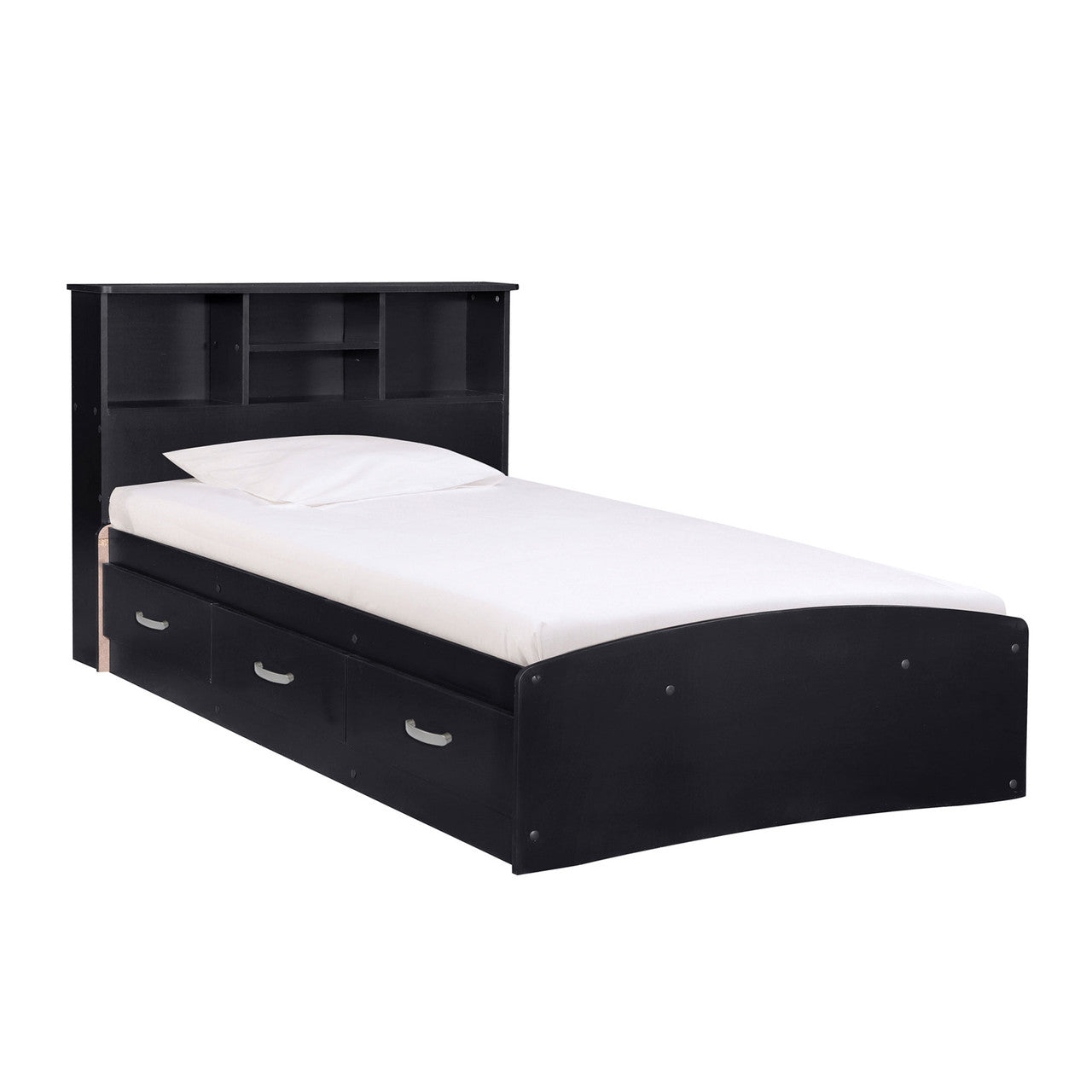 Go Green Woods California Wooden Twin Captains Bed