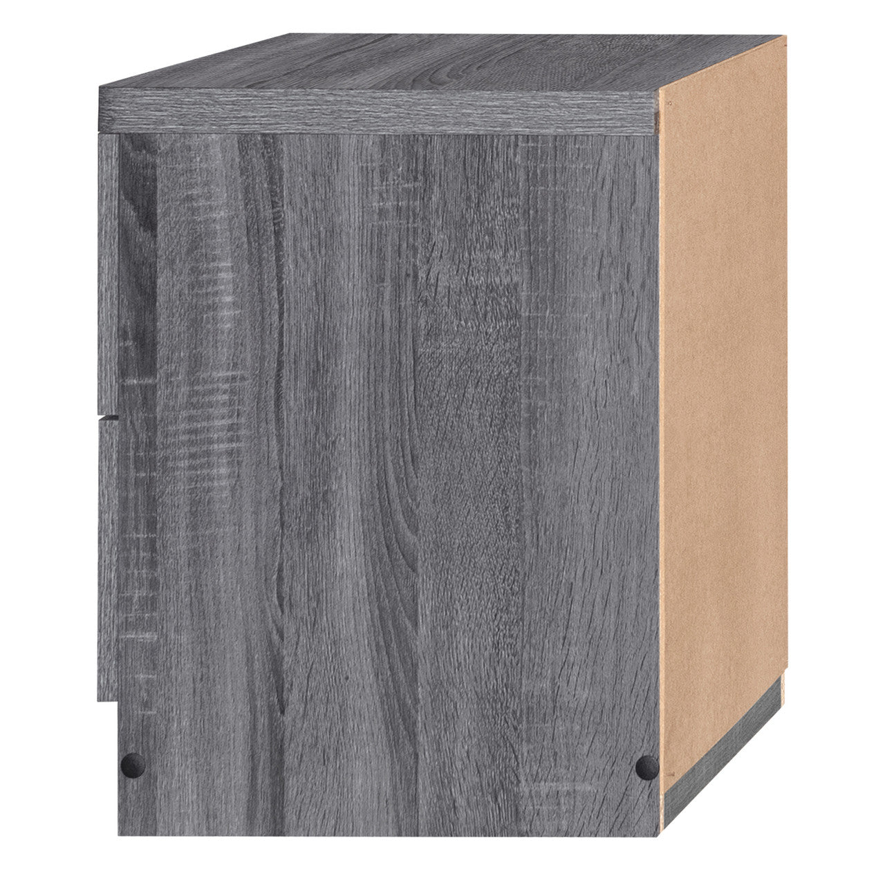 Go Green Woods Cindy Faux Wood 2 Drawer Nightstand