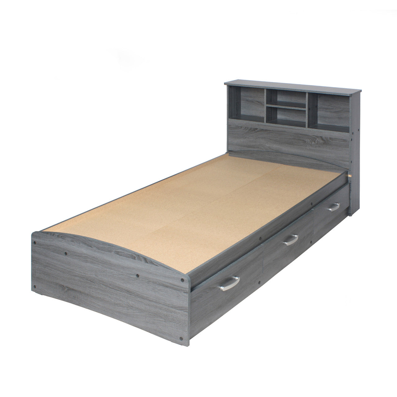 Go Green Woods California Wooden Twin Captains Bed
