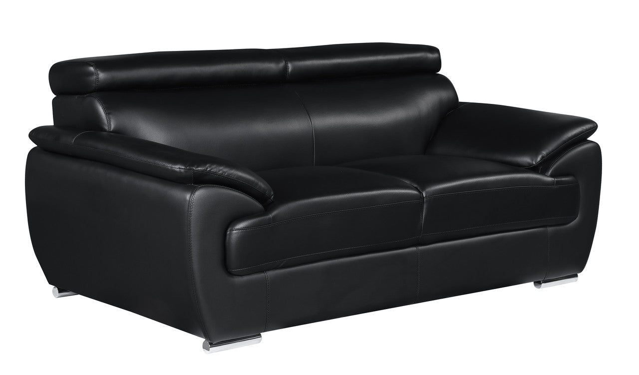 Haven Retreat Genuine Leather Loveseat