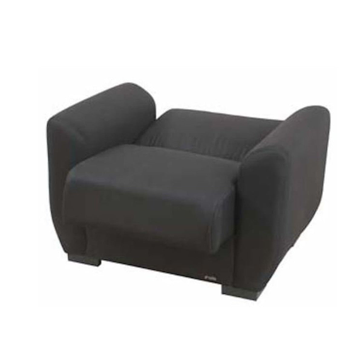 Maria Black Fabric Chair