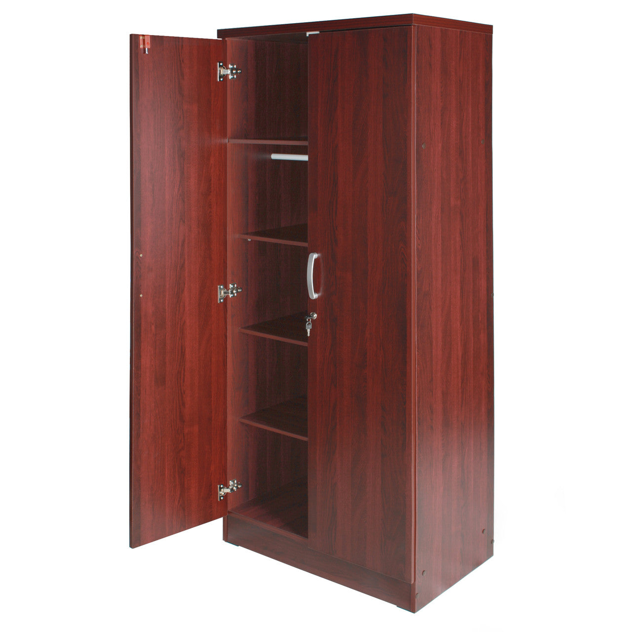 Go Green Woods Harmony Wood Two Door Armoire Wardrobe Cabinet