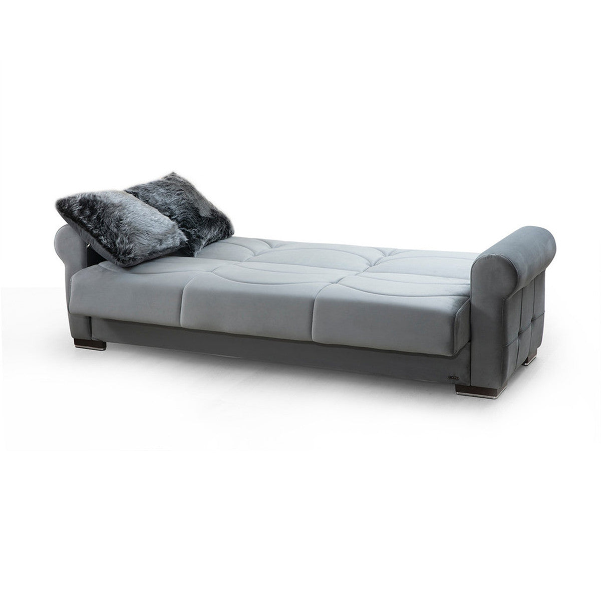 Madrid Gray Fabric Sofa Bed