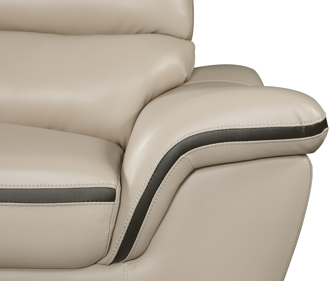 Enchantia Genuine Leather Loveseat