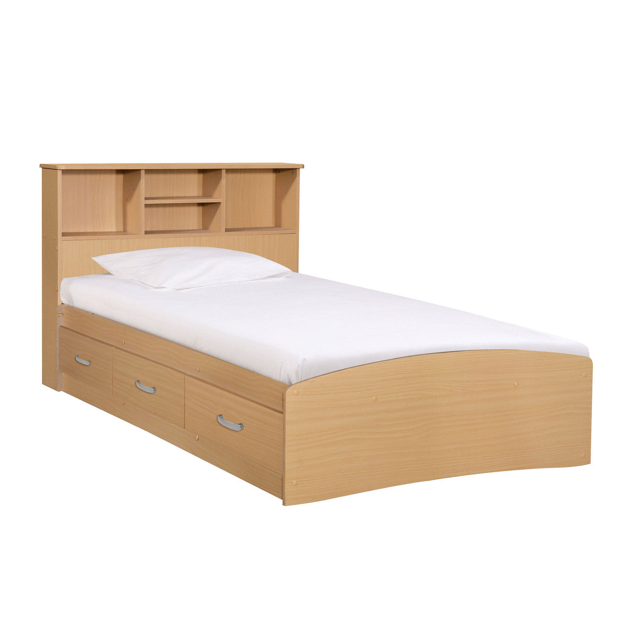 Go Green Woods California Wooden Twin Captains Bed