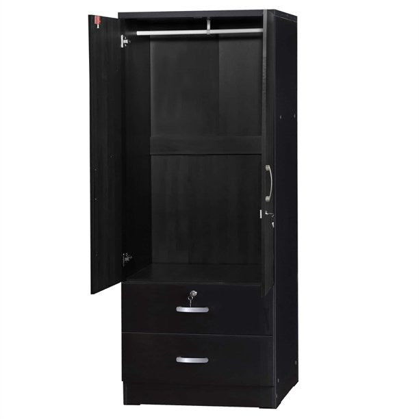 Go Green Woods Grace Armoire Wardrobe with Mirror & Drawers