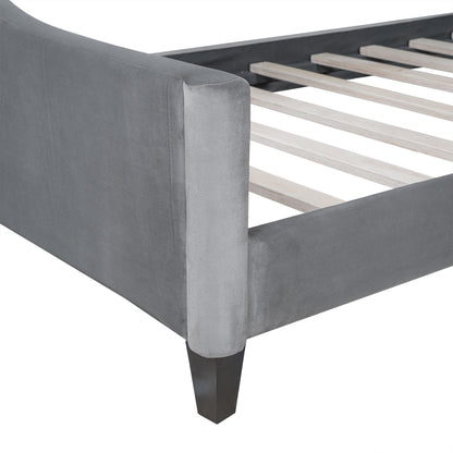 AF Luxury Tufted Button Twin Size Daybed - Gray