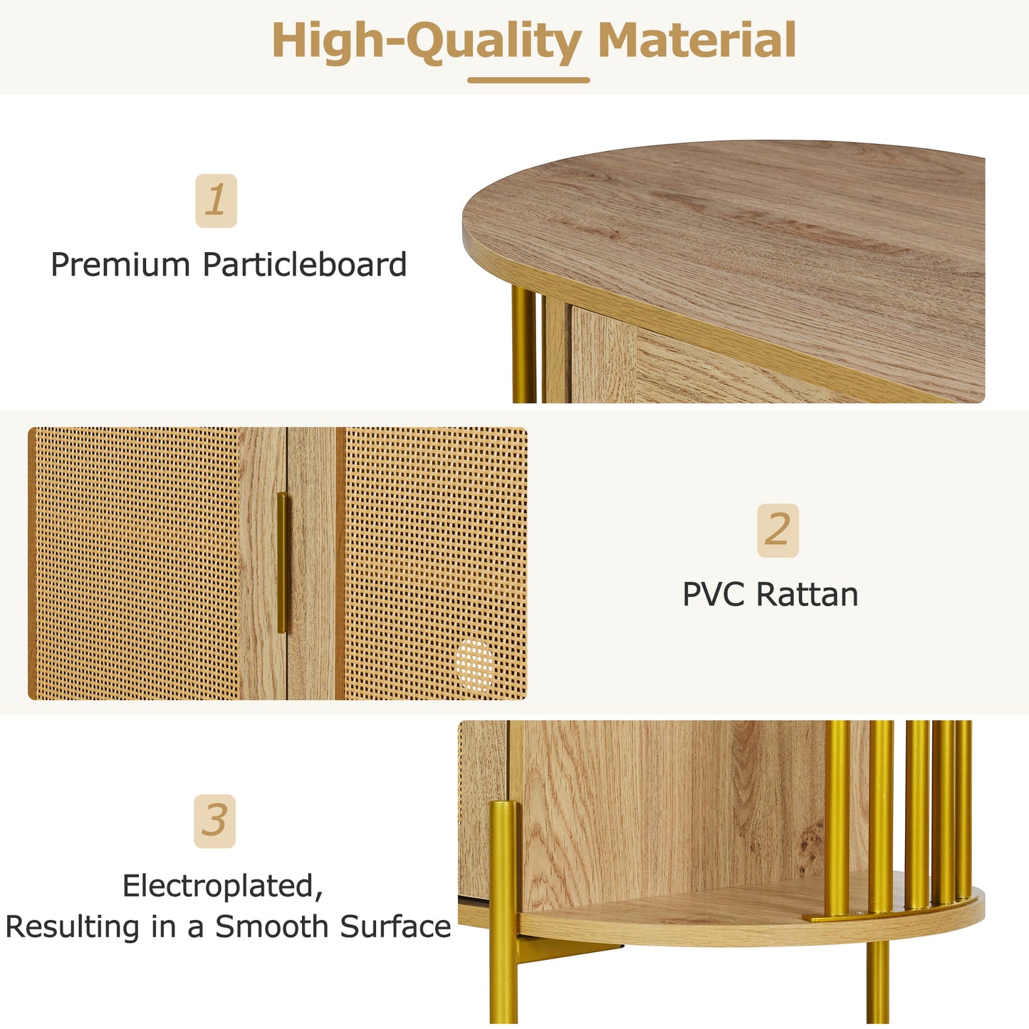 Amari 2- Rattan Door - Natural
