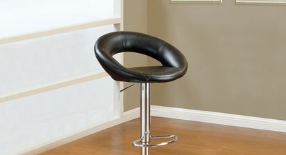 Donut Adjustable Stool - Black Set of 2