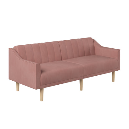 Amy Convertible Sofa Bed  - Pink