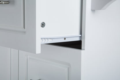 Savvy Kitchen Island & Kitchen Cart - White