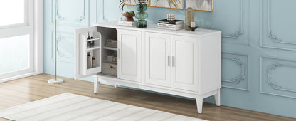 Sonia 4-Door Sideboard Buffet - White