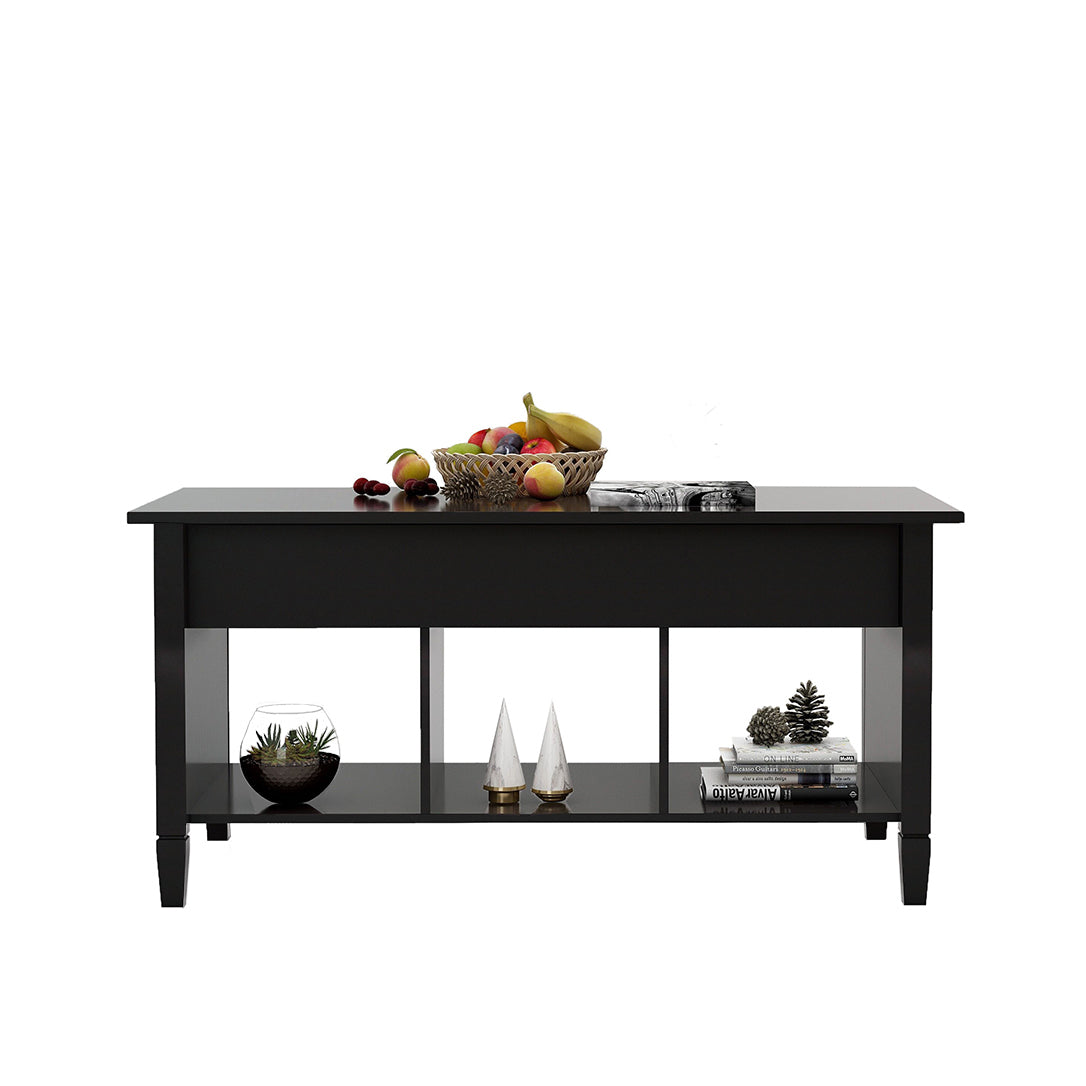 Wise Lift Top Coffee Table - Black