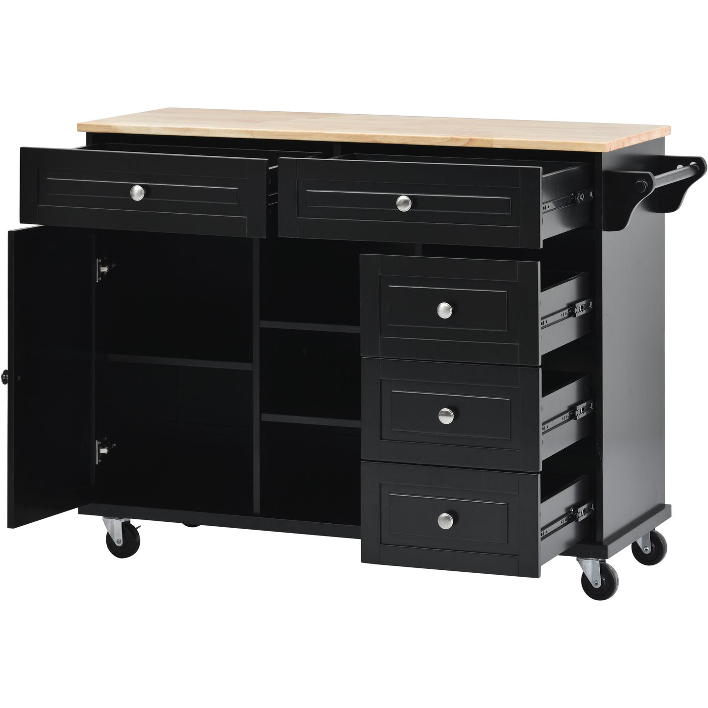 Pantry Mate Kitchen Cart - Black