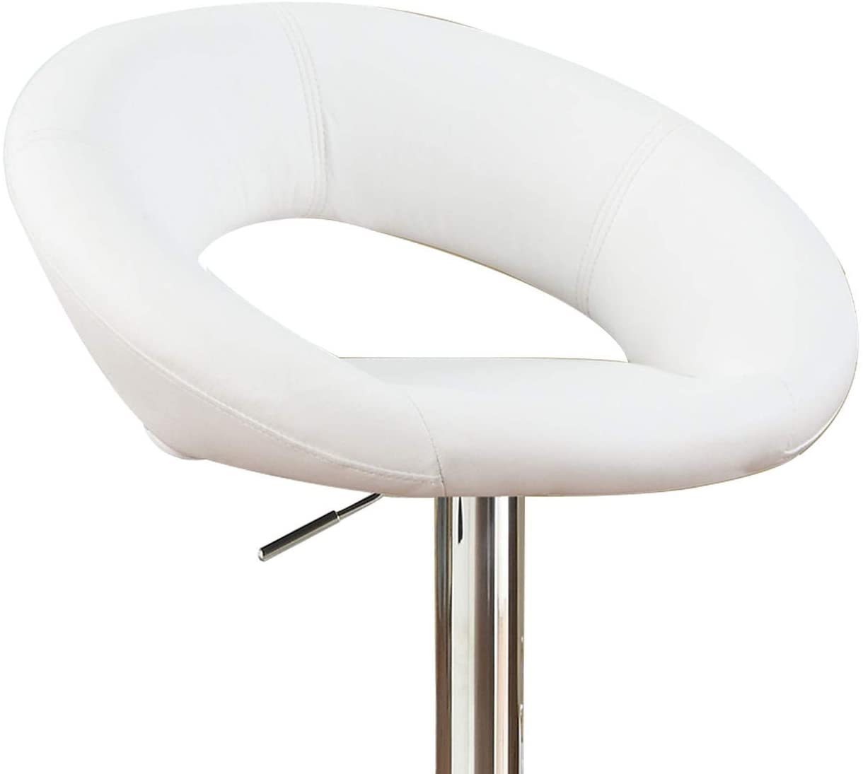 Donut Adjustable Stool - White Set of 2