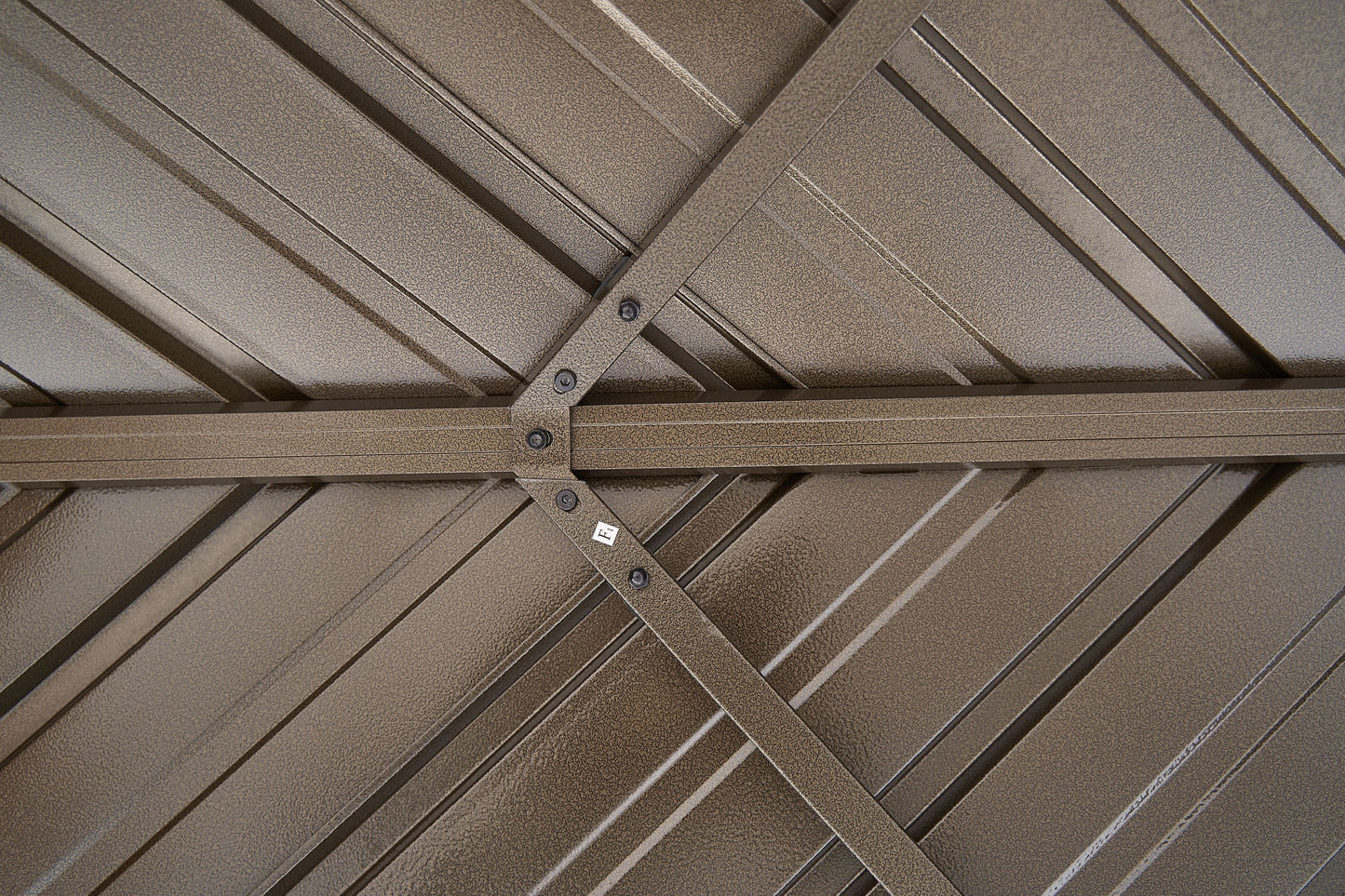 Afix 12 X 12 ft  Permanent Hardtop Gazebo Canopy - Bronze