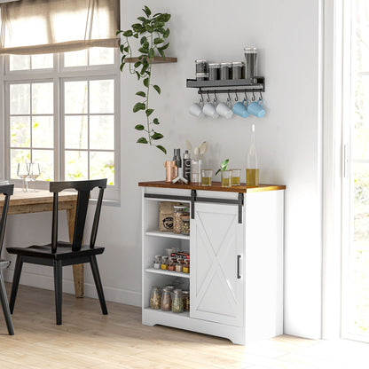 Arredo Farmhouse Sideboard Buffet - White