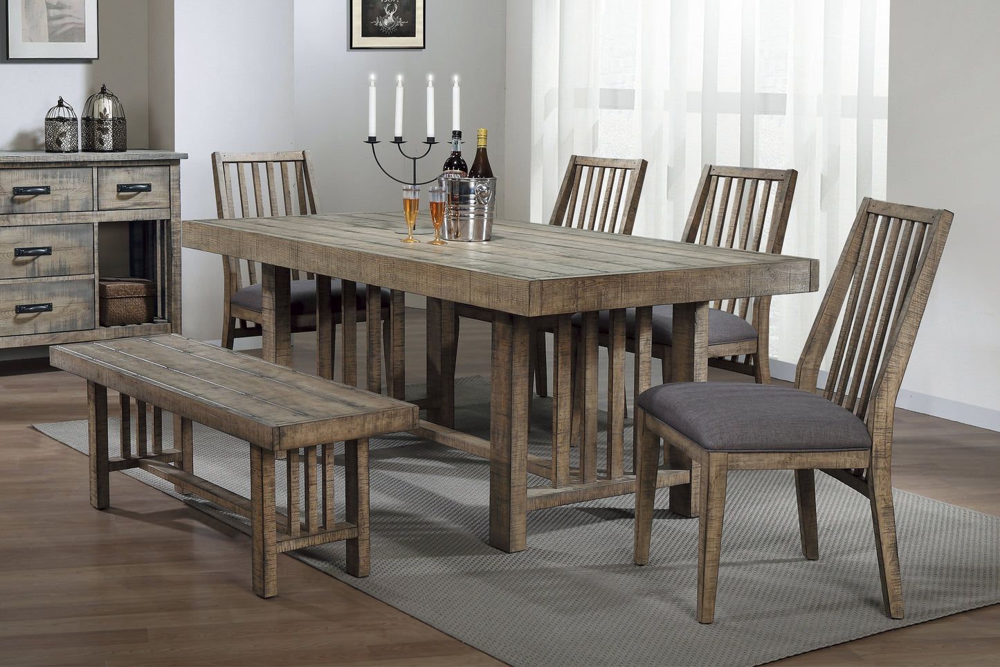 Harun Wooden Dining Chair (Set of 2) - Light Brown