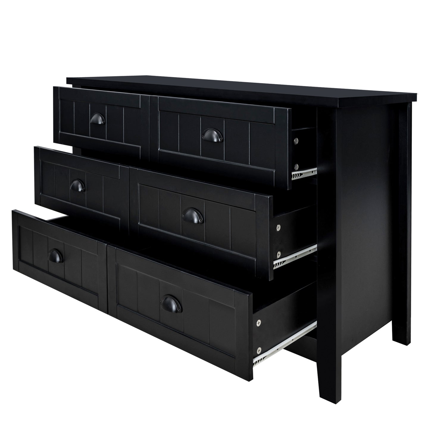 Wyatt Sideboard Accent Cabinet - Black