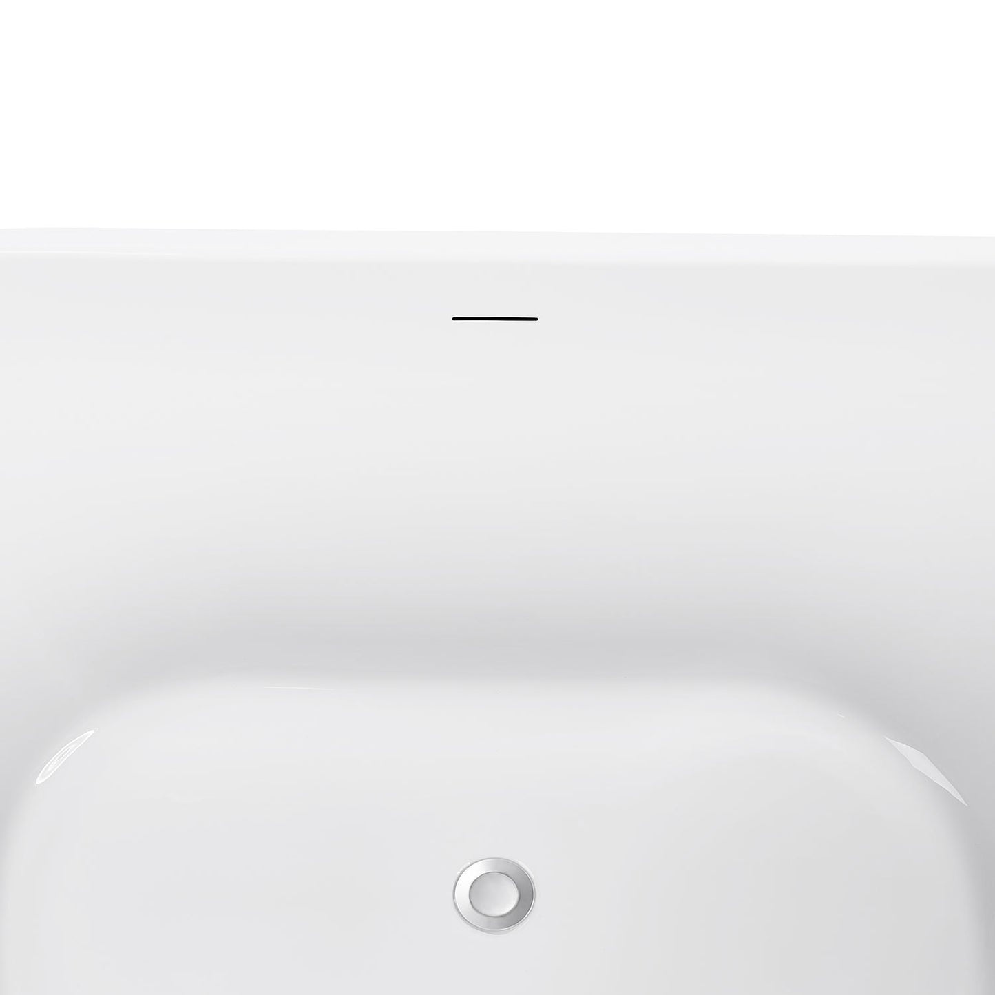 Maya 65" Acrylic Freestanding Soaking Bathtub  - White