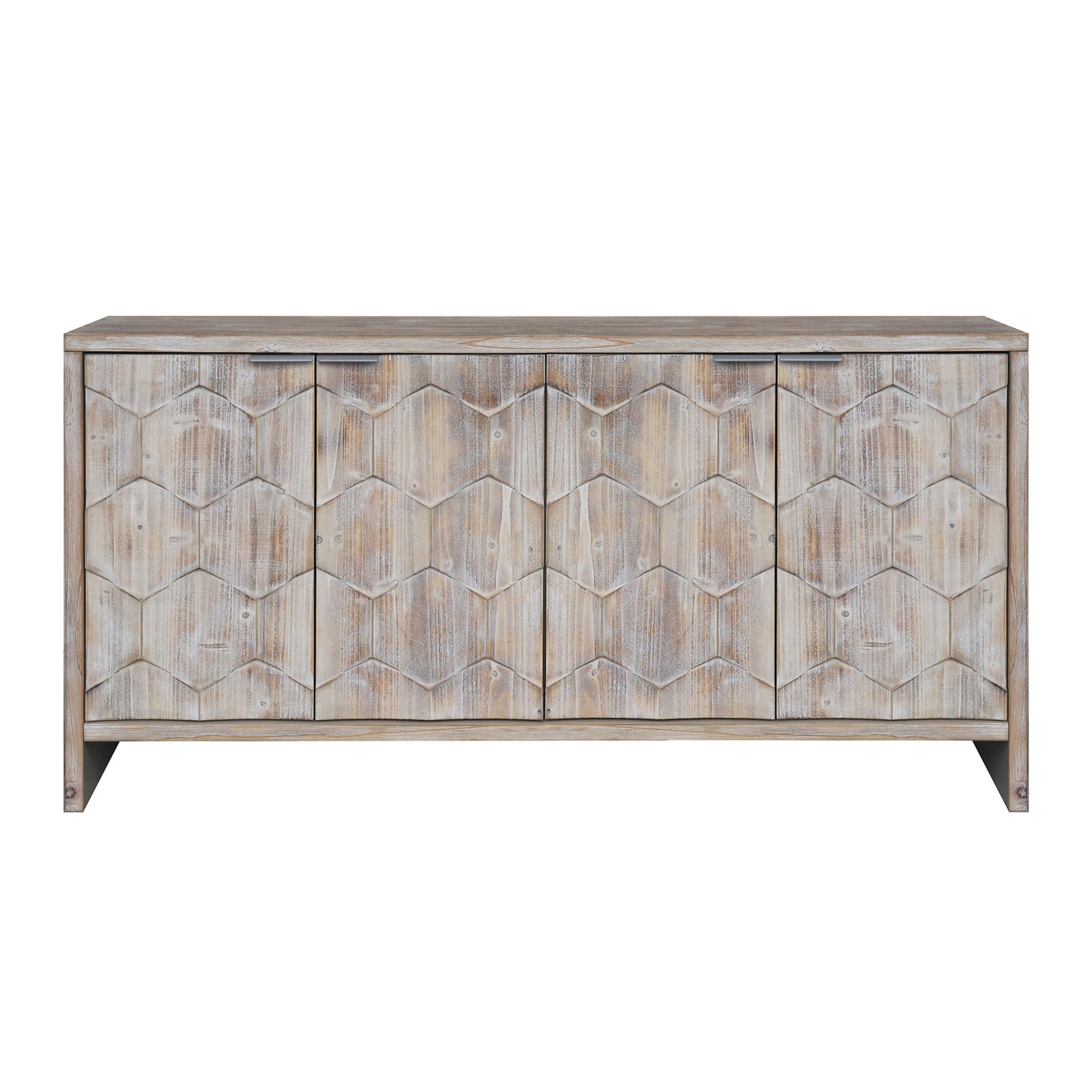 Toni 4 Door Accent Buffet Server Cabinet - Natural