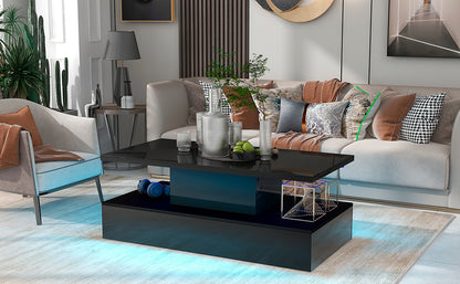 Glow Coffee Table with 16 Color LED Lghting