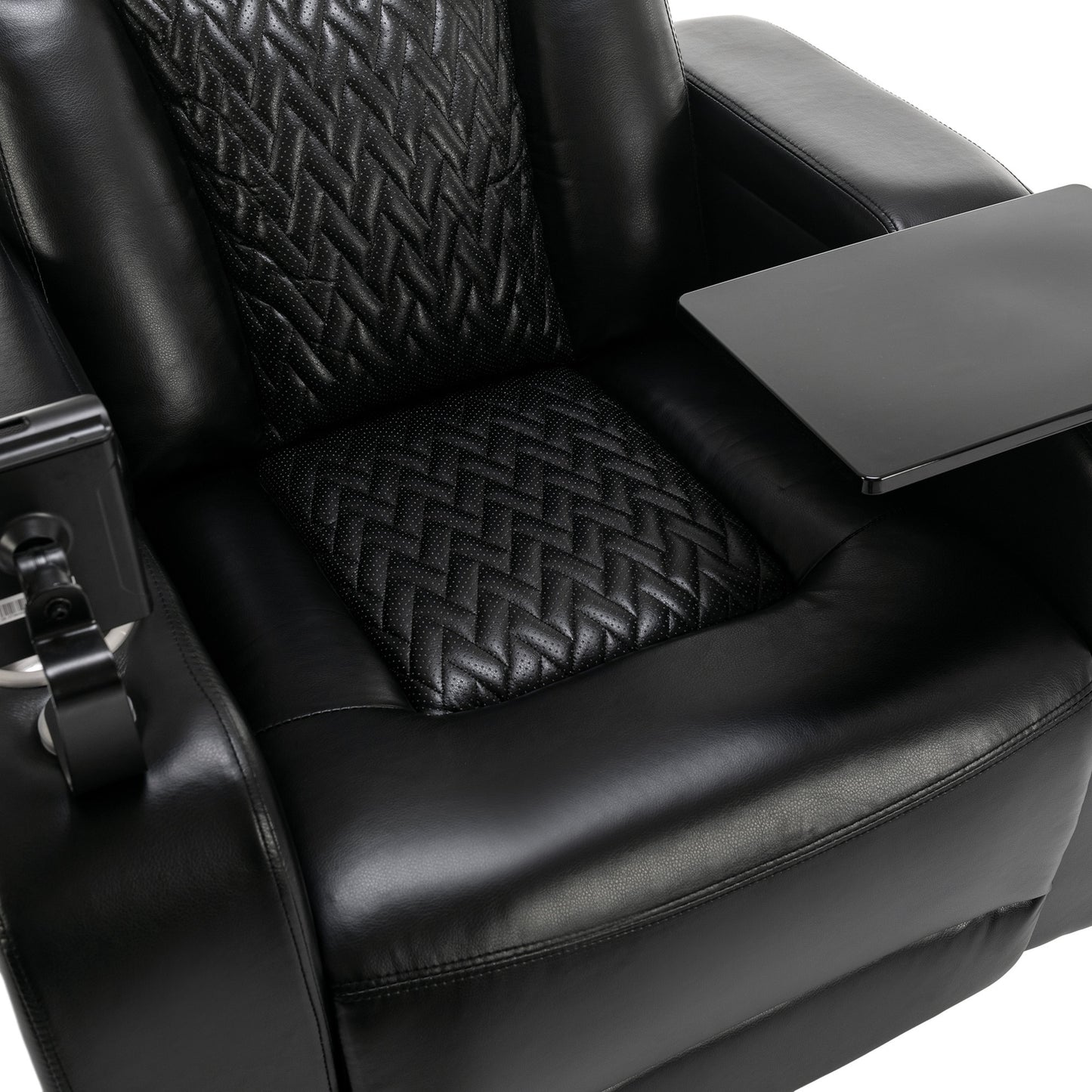 Comfort Max 270 Degree Swivel Power Recliner - Black